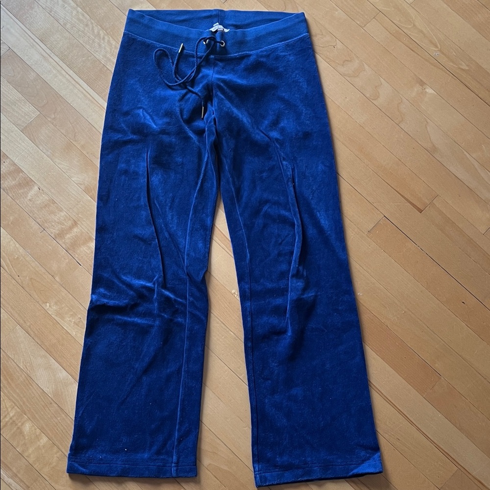Juicy Couture Navy Velour Joggers